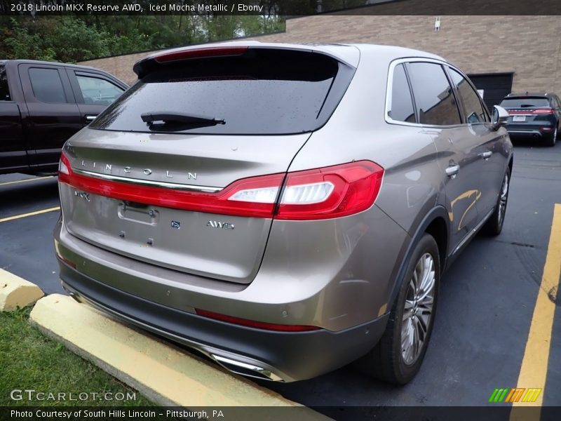 Iced Mocha Metallic / Ebony 2018 Lincoln MKX Reserve AWD