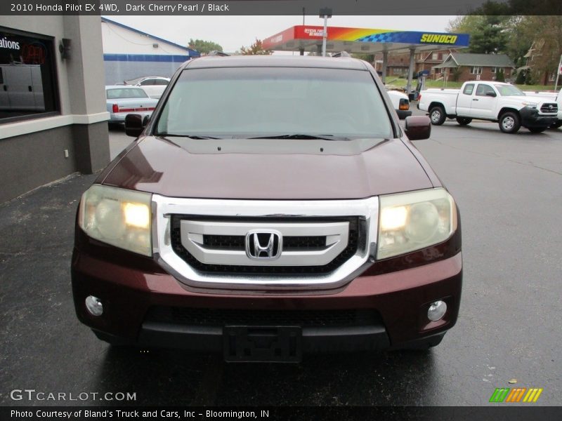 Dark Cherry Pearl / Black 2010 Honda Pilot EX 4WD