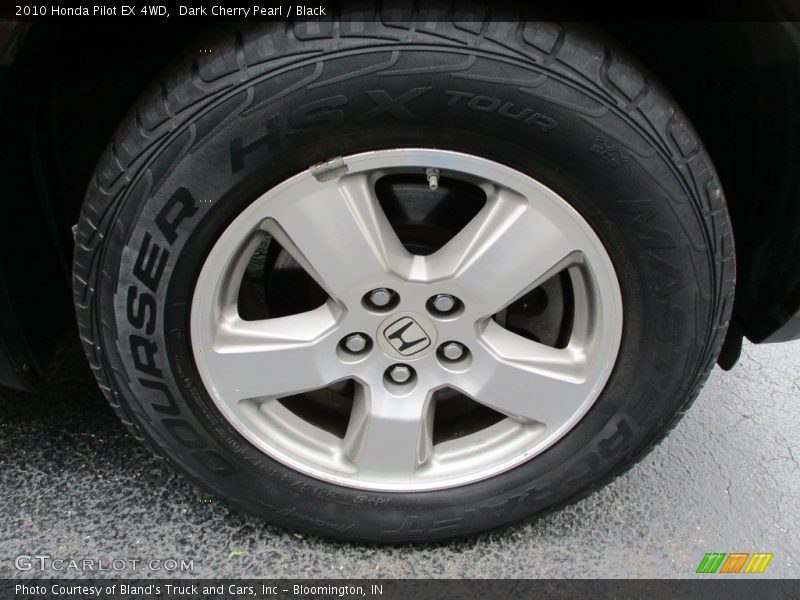 Dark Cherry Pearl / Black 2010 Honda Pilot EX 4WD