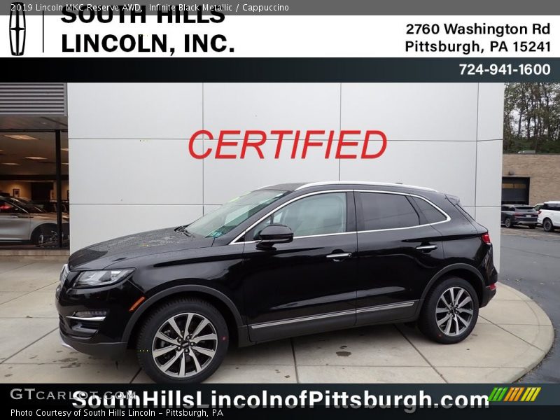 Infinite Black Metallic / Cappuccino 2019 Lincoln MKC Reserve AWD