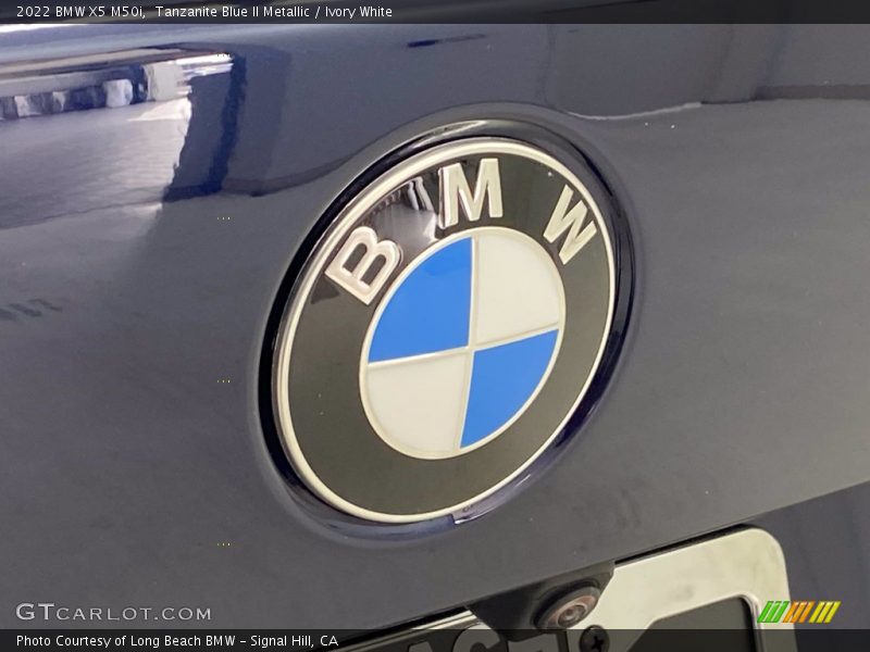 Tanzanite Blue II Metallic / Ivory White 2022 BMW X5 M50i
