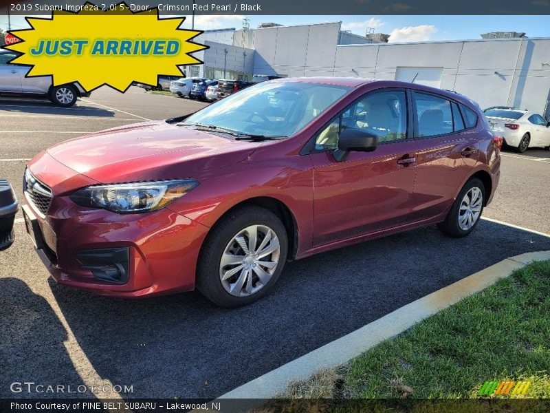 Crimson Red Pearl / Black 2019 Subaru Impreza 2.0i 5-Door