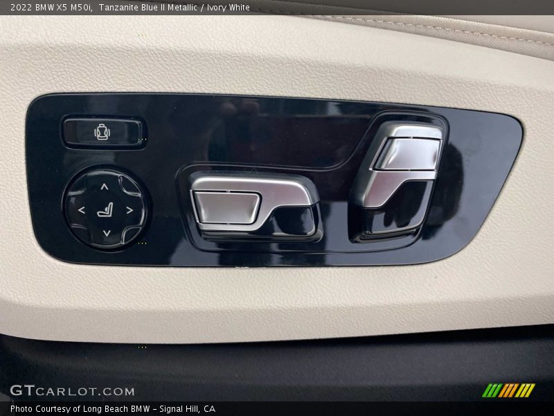 Tanzanite Blue II Metallic / Ivory White 2022 BMW X5 M50i