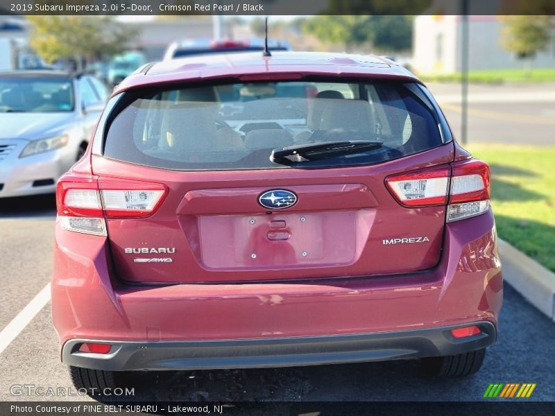 Crimson Red Pearl / Black 2019 Subaru Impreza 2.0i 5-Door