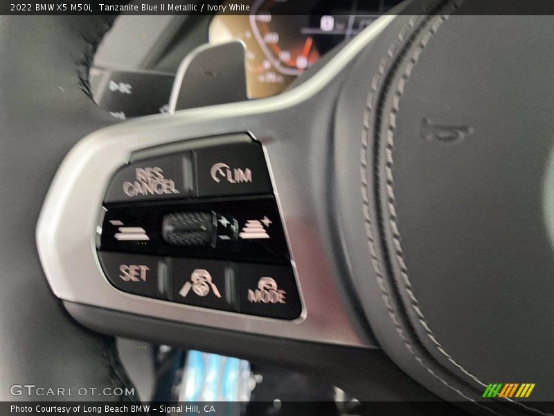 Tanzanite Blue II Metallic / Ivory White 2022 BMW X5 M50i