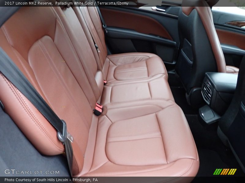 Palladium White Gold / Terracotta/Ebony 2017 Lincoln MKZ Reserve