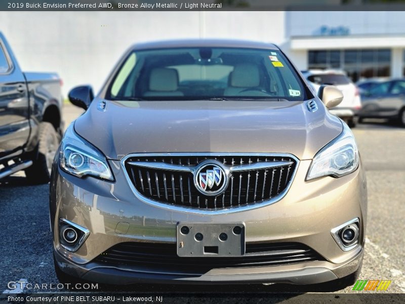 Bronze Alloy Metallic / Light Neutral 2019 Buick Envision Preferred AWD