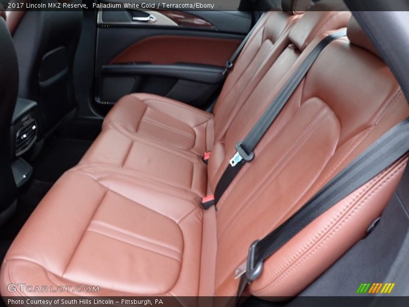 Palladium White Gold / Terracotta/Ebony 2017 Lincoln MKZ Reserve