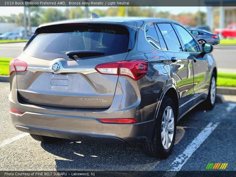Bronze Alloy Metallic / Light Neutral 2019 Buick Envision Preferred AWD