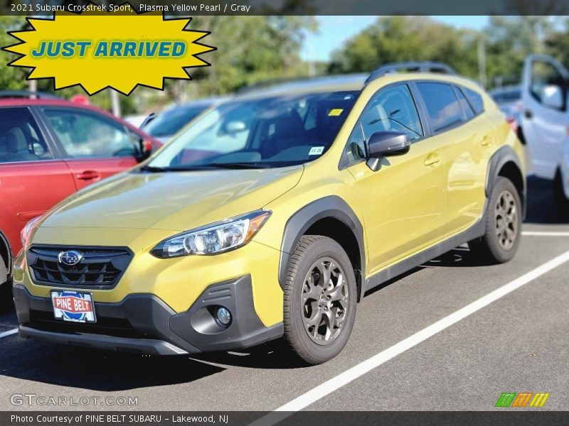 Plasma Yellow Pearl / Gray 2021 Subaru Crosstrek Sport