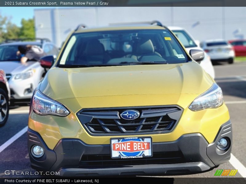 Plasma Yellow Pearl / Gray 2021 Subaru Crosstrek Sport