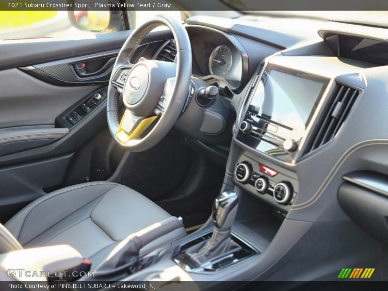 Plasma Yellow Pearl / Gray 2021 Subaru Crosstrek Sport