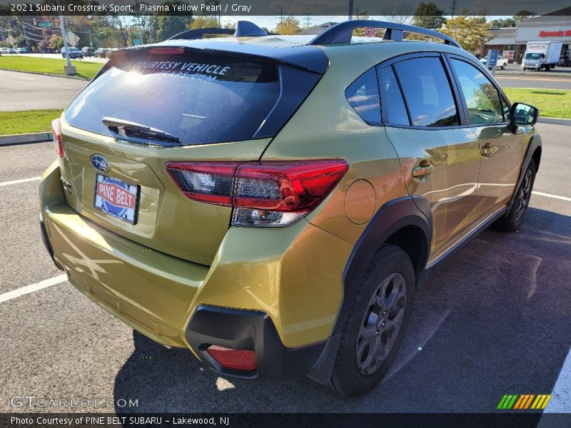 Plasma Yellow Pearl / Gray 2021 Subaru Crosstrek Sport