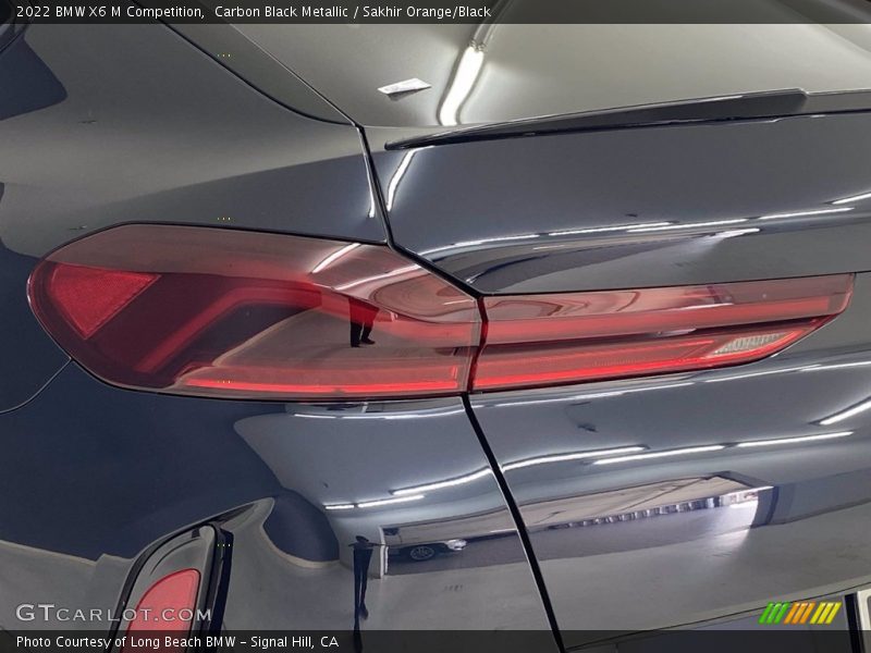 Carbon Black Metallic / Sakhir Orange/Black 2022 BMW X6 M Competition