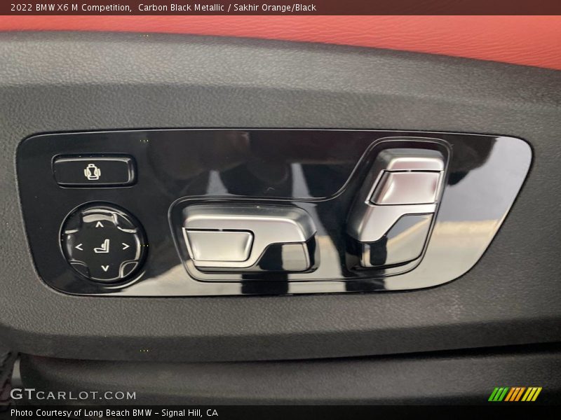 Carbon Black Metallic / Sakhir Orange/Black 2022 BMW X6 M Competition