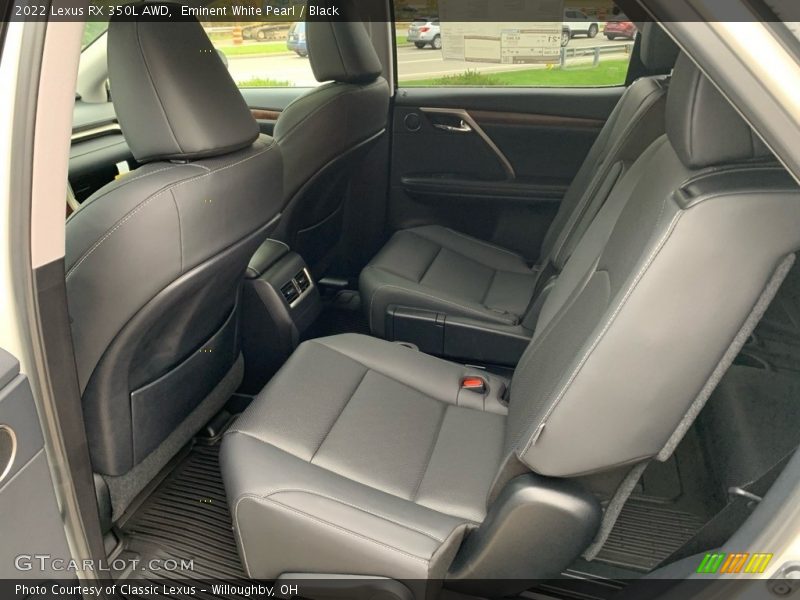 Rear Seat of 2022 RX 350L AWD