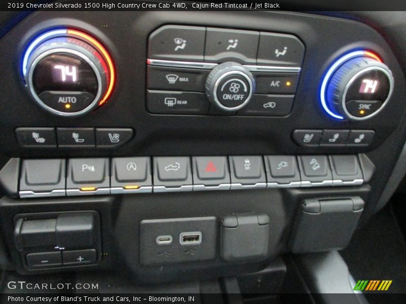 Cajun Red Tintcoat / Jet Black 2019 Chevrolet Silverado 1500 High Country Crew Cab 4WD