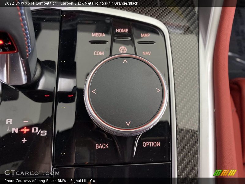Carbon Black Metallic / Sakhir Orange/Black 2022 BMW X6 M Competition