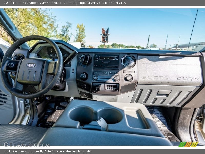 Ingot Silver Metallic / Steel Gray 2011 Ford F250 Super Duty XL Regular Cab 4x4