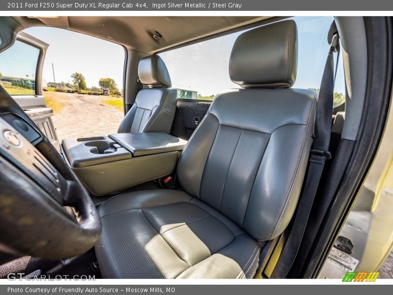 Ingot Silver Metallic / Steel Gray 2011 Ford F250 Super Duty XL Regular Cab 4x4