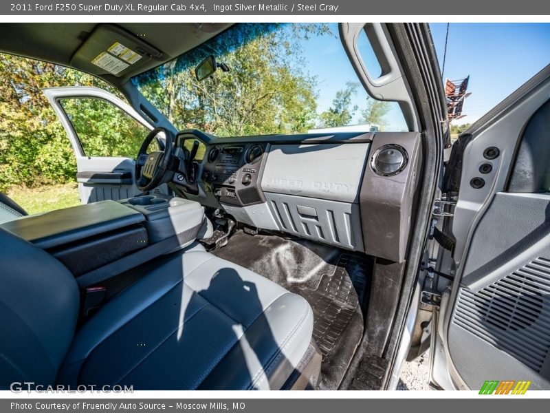 Ingot Silver Metallic / Steel Gray 2011 Ford F250 Super Duty XL Regular Cab 4x4