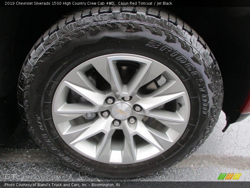 Cajun Red Tintcoat / Jet Black 2019 Chevrolet Silverado 1500 High Country Crew Cab 4WD