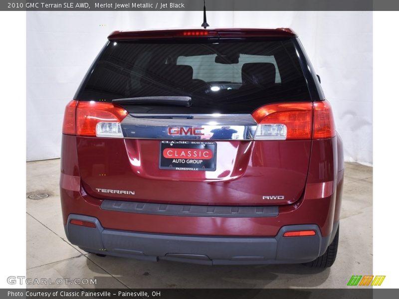 Merlot Jewel Metallic / Jet Black 2010 GMC Terrain SLE AWD