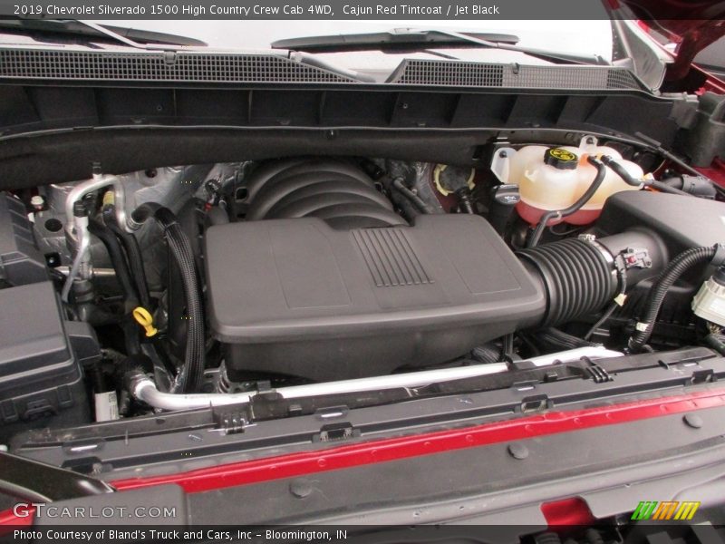 Cajun Red Tintcoat / Jet Black 2019 Chevrolet Silverado 1500 High Country Crew Cab 4WD