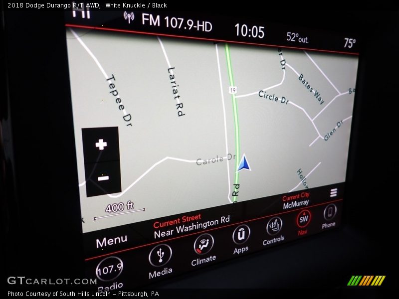 White Knuckle / Black 2018 Dodge Durango R/T AWD