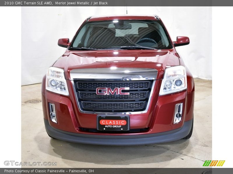 Merlot Jewel Metallic / Jet Black 2010 GMC Terrain SLE AWD