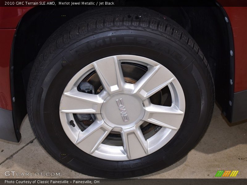 Merlot Jewel Metallic / Jet Black 2010 GMC Terrain SLE AWD