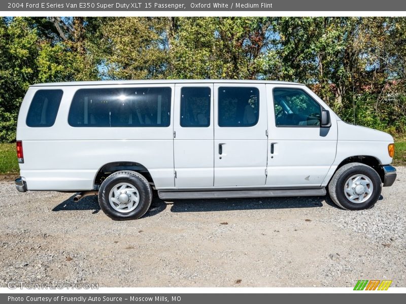 Oxford White / Medium Flint 2004 Ford E Series Van E350 Super Duty XLT 15 Passenger