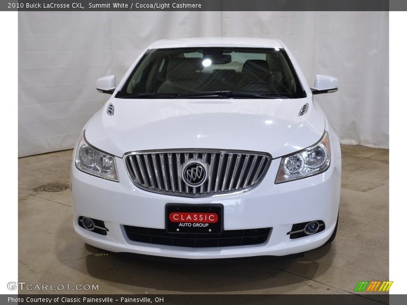 Summit White / Cocoa/Light Cashmere 2010 Buick LaCrosse CXL