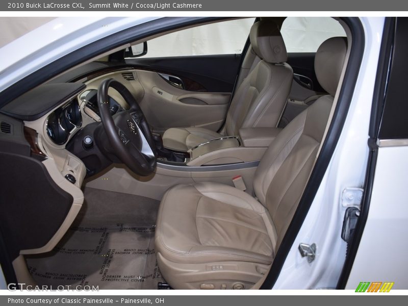 Summit White / Cocoa/Light Cashmere 2010 Buick LaCrosse CXL