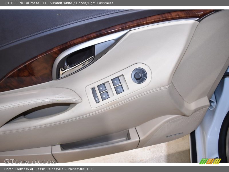 Summit White / Cocoa/Light Cashmere 2010 Buick LaCrosse CXL