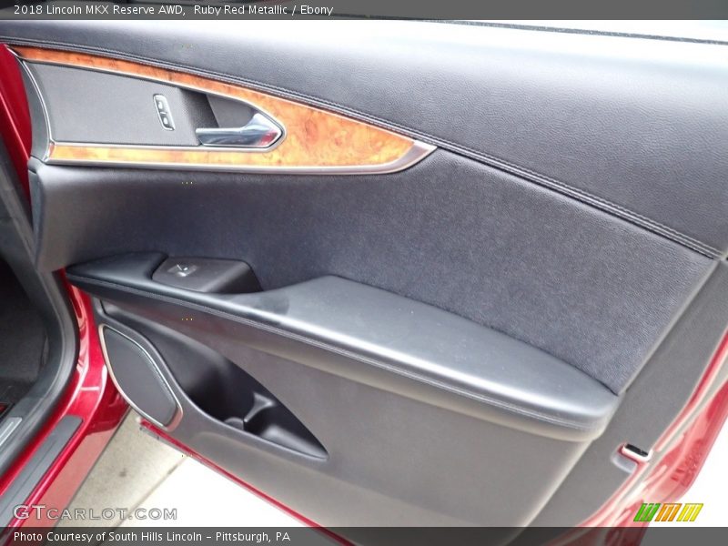 Ruby Red Metallic / Ebony 2018 Lincoln MKX Reserve AWD