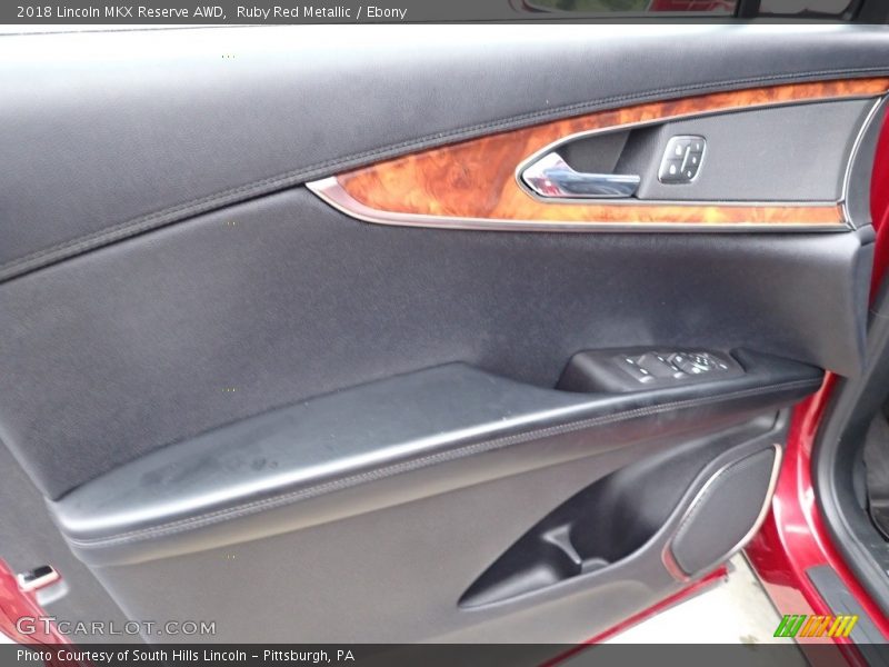 Ruby Red Metallic / Ebony 2018 Lincoln MKX Reserve AWD