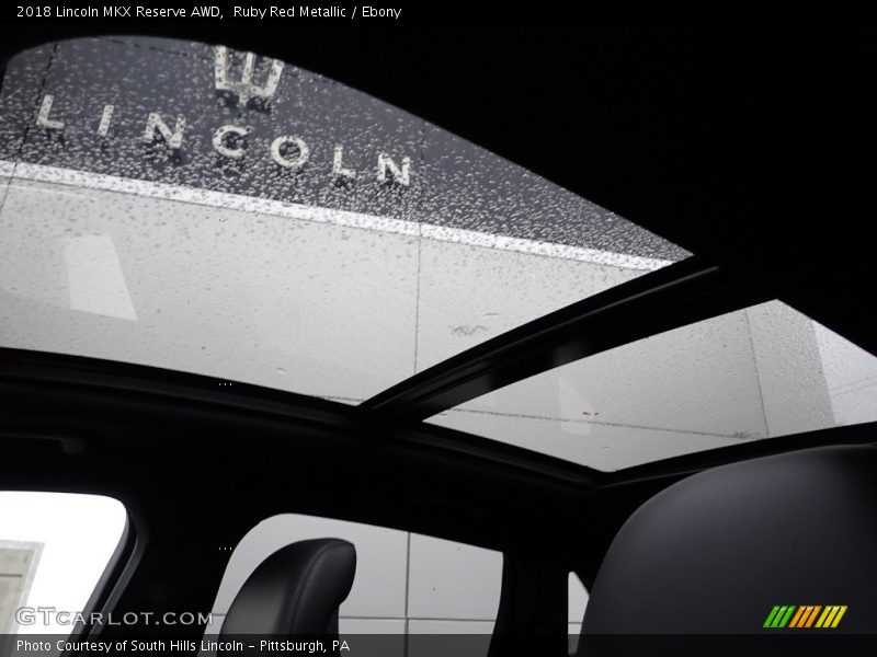 Ruby Red Metallic / Ebony 2018 Lincoln MKX Reserve AWD