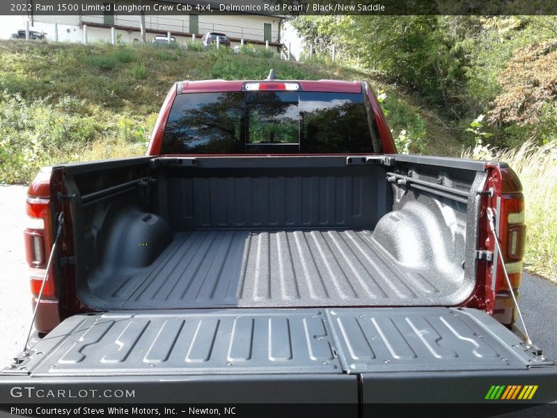 Delmonico Red Pearl / Black/New Saddle 2022 Ram 1500 Limited Longhorn Crew Cab 4x4