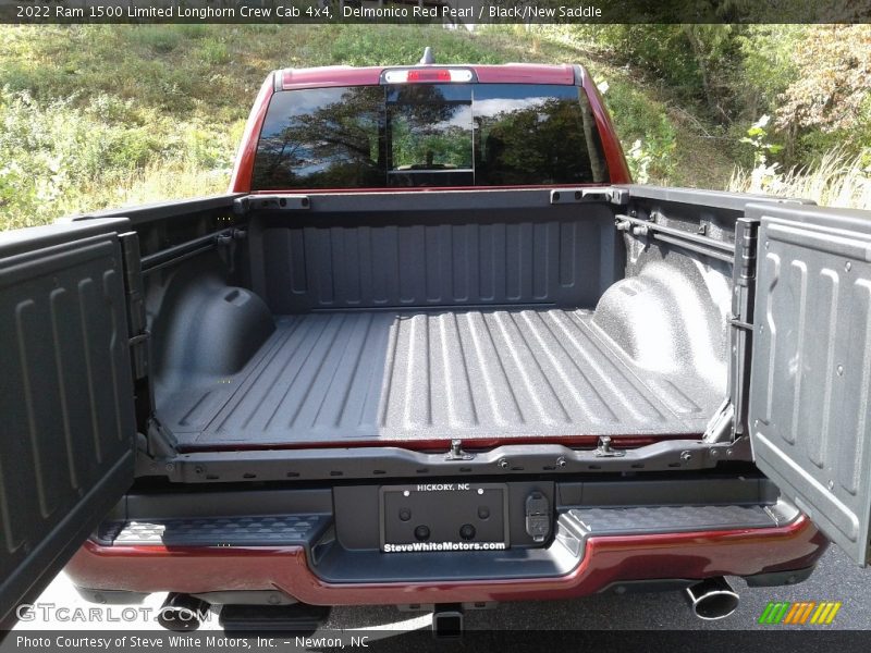 Delmonico Red Pearl / Black/New Saddle 2022 Ram 1500 Limited Longhorn Crew Cab 4x4