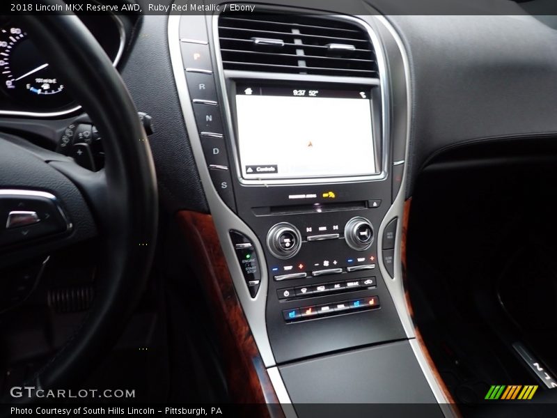 Ruby Red Metallic / Ebony 2018 Lincoln MKX Reserve AWD