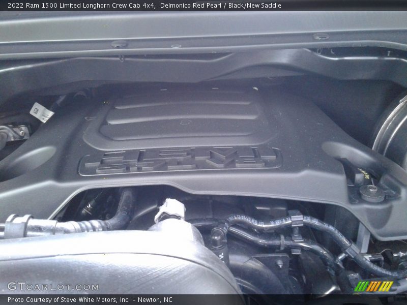 Delmonico Red Pearl / Black/New Saddle 2022 Ram 1500 Limited Longhorn Crew Cab 4x4