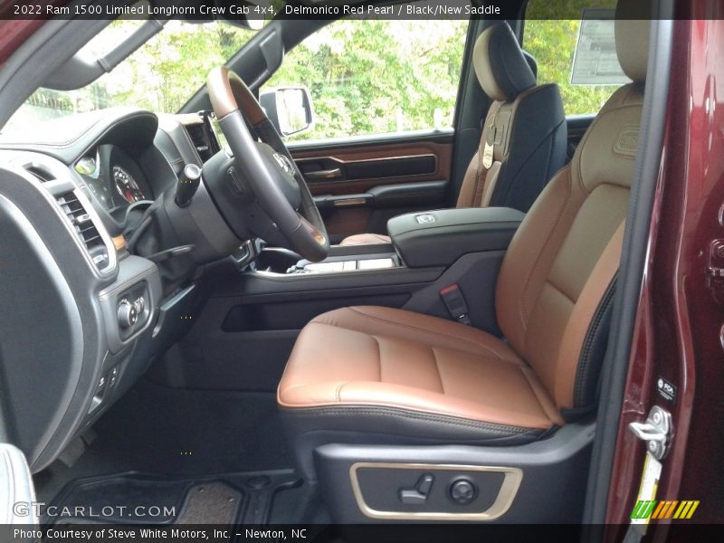  2022 1500 Limited Longhorn Crew Cab 4x4 Black/New Saddle Interior
