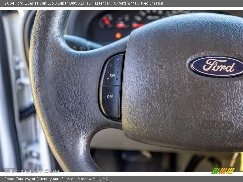 Oxford White / Medium Flint 2004 Ford E Series Van E350 Super Duty XLT 15 Passenger