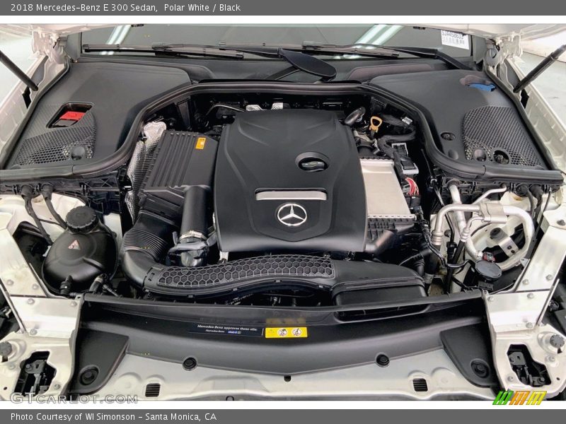 Polar White / Black 2018 Mercedes-Benz E 300 Sedan