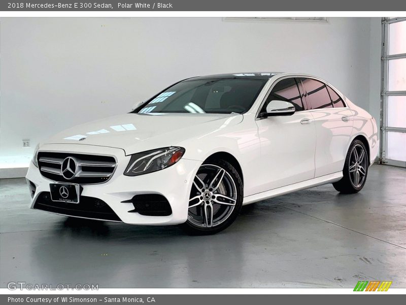 Polar White / Black 2018 Mercedes-Benz E 300 Sedan