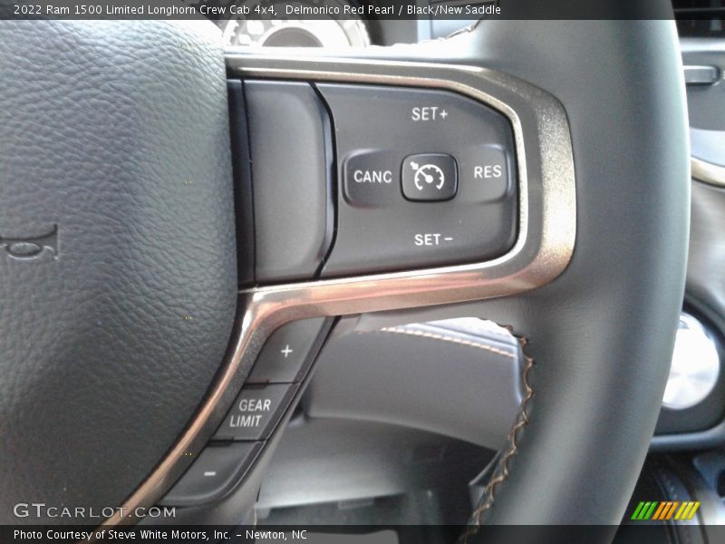  2022 1500 Limited Longhorn Crew Cab 4x4 Steering Wheel