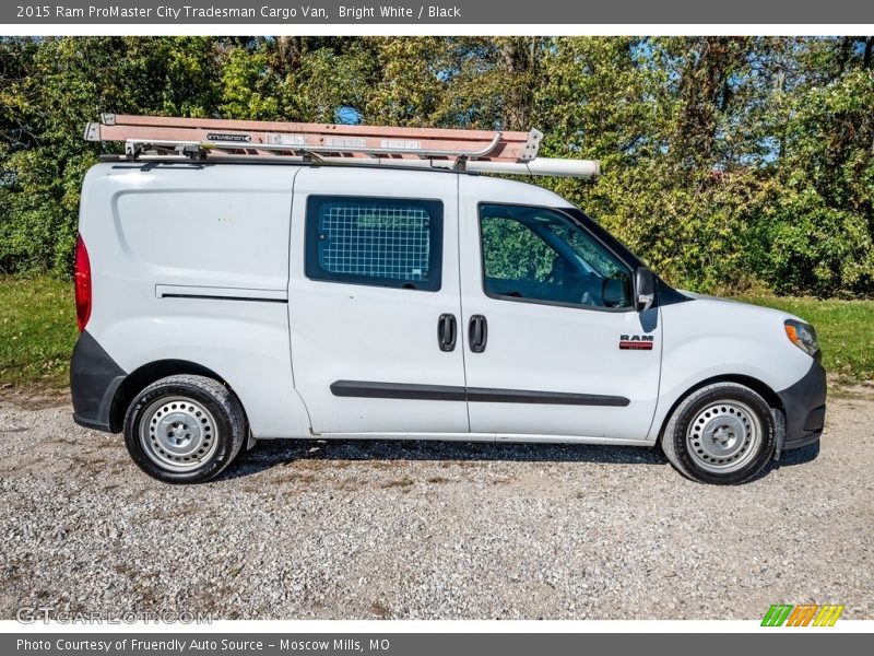 Bright White / Black 2015 Ram ProMaster City Tradesman Cargo Van