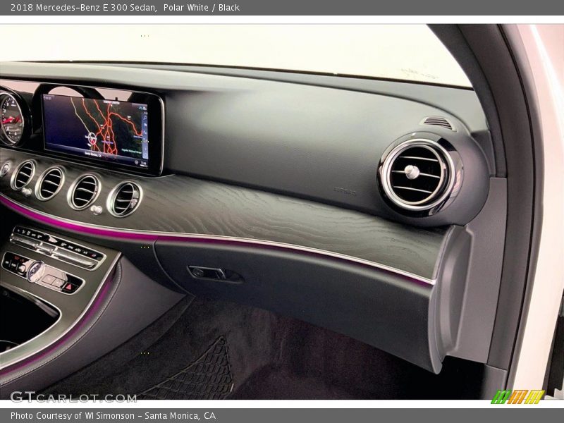 Polar White / Black 2018 Mercedes-Benz E 300 Sedan