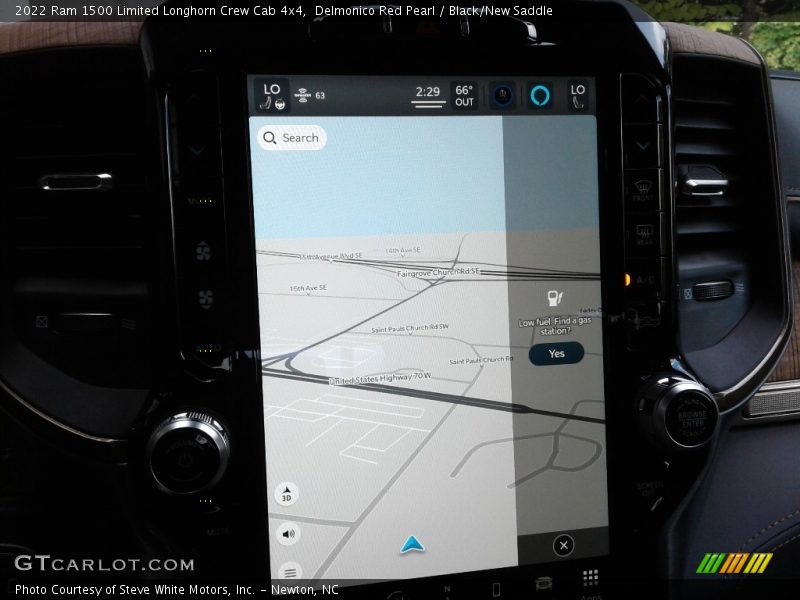 Navigation of 2022 1500 Limited Longhorn Crew Cab 4x4